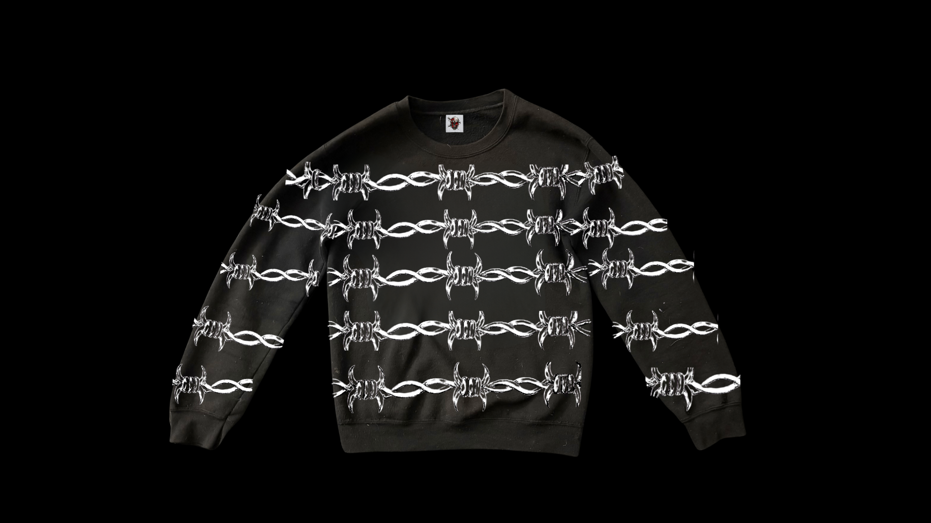 caught on barbed wire